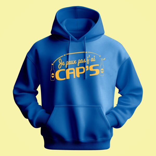 Sweat Homme "je Peux Pas J'ai Cap's"