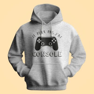 Sweat Homme "je Peux Pas J'ai Console"