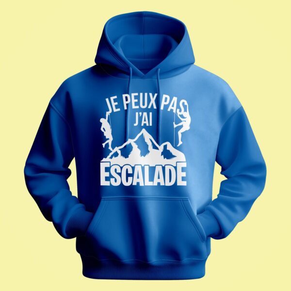 Sweat Homme "je Peux Pas J'ai Escalade" – Image 4