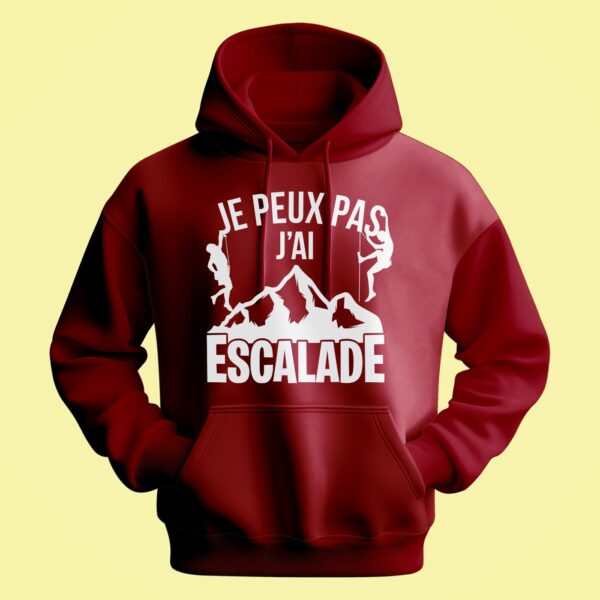 Sweat Homme "je Peux Pas J'ai Escalade" – Image 5