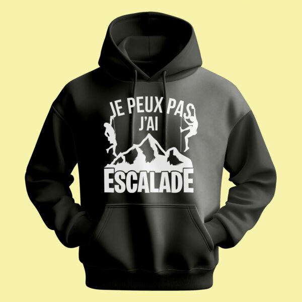 Sweat Homme "je Peux Pas J'ai Escalade"