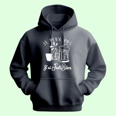 Sweat Homme "Je Peux Pas J'ai Festibière"