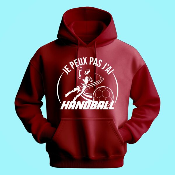 Sweat Homme "je Peux Pas J'ai Handball"
