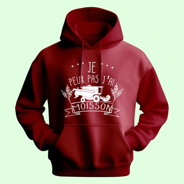 Sweat Homme "je Peux Pas J'ai Moisson" – Image 5
