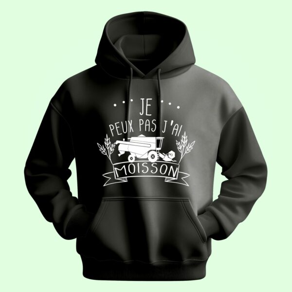 Sweat Homme "je Peux Pas J'ai Moisson"