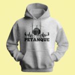 Sweat Homme "Je Peux Pas J'ai Pétanque" 13 sweat homme je peux pas jai petanque gris chine