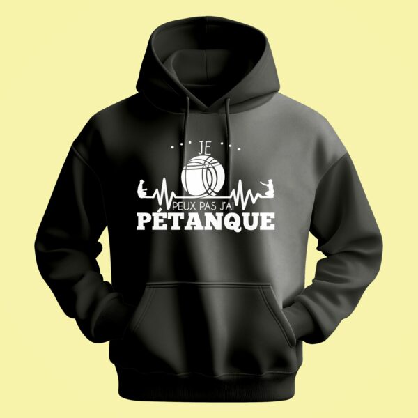 Sweat Homme "Je Peux Pas J'ai Pétanque" – Image 6