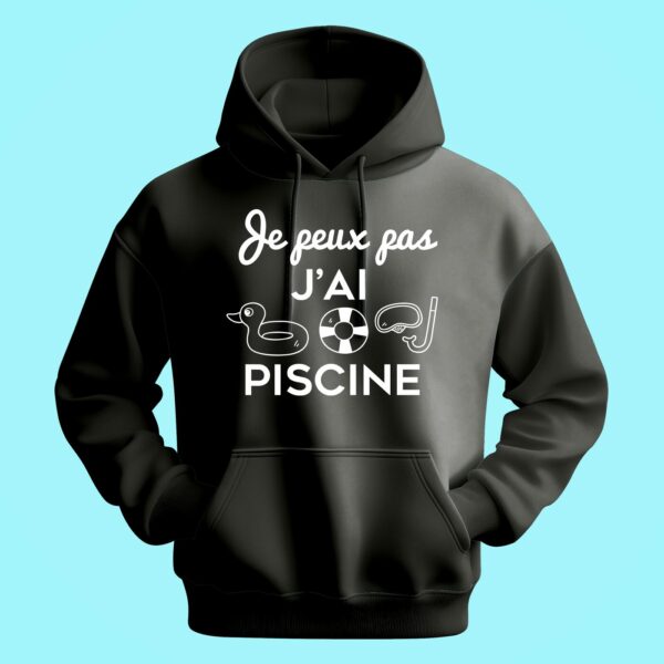 Sweat Homme "Je Peux Pas J'ai Piscine" – Image 6