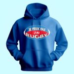 sweat homme je peux pas jai rugby bleu roi