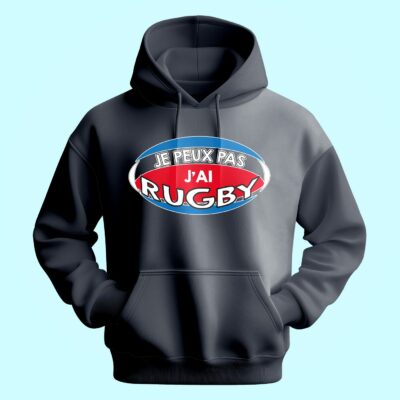 Sweat Homme "je Peux Pas J'ai Rugby" – Image 5
