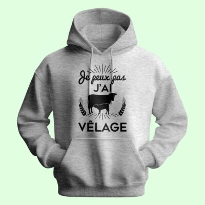 Sweat Homme "je Peux Pas J'ai Vêlage"