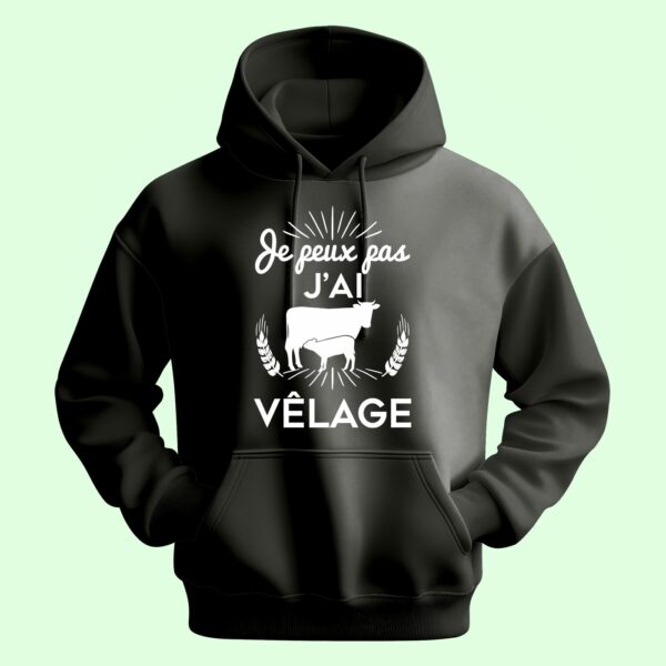 Sweat Homme "je Peux Pas J'ai Vêlage" – Image 6