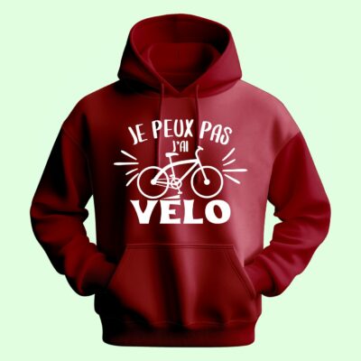 Sweat Homme "je Peux Pas J'ai Vélo" – Image 5