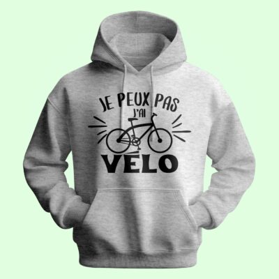 Sweat Homme "je Peux Pas J'ai Vélo" – Image 2