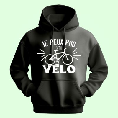 Sweat Homme "je Peux Pas J'ai Vélo" – Image 6