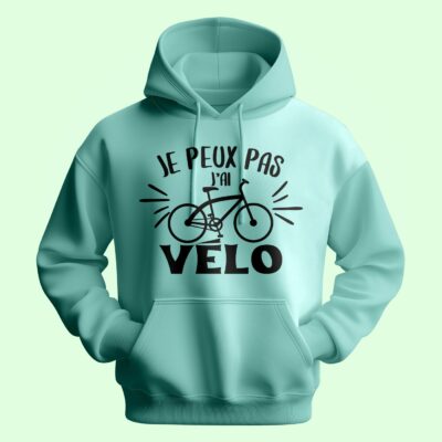 Sweat Homme "je Peux Pas J'ai Vélo" – Image 3