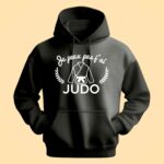 Sweat Homme "Je Peux Pas J'ai Judo" 9 sweat homme ke peux pas jai judo noir
