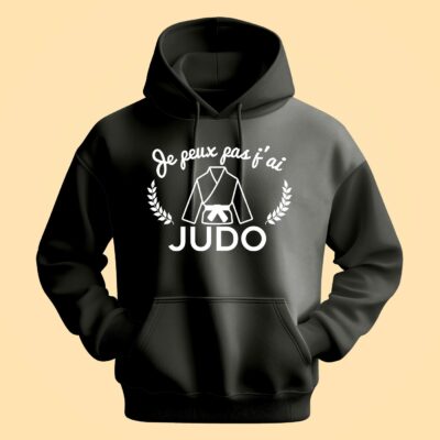 Sweat Homme "Je Peux Pas J'ai Judo"