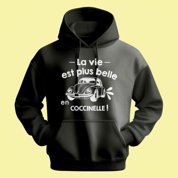 Sweat Homme "La Vie Est Plus Belle En Coccinelle" – Image 6