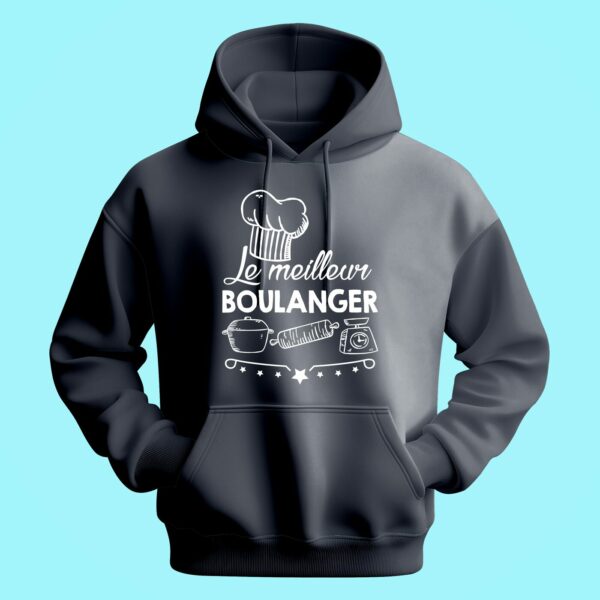 Sweat Homme "le Meilleur Boulanger" – Image 6