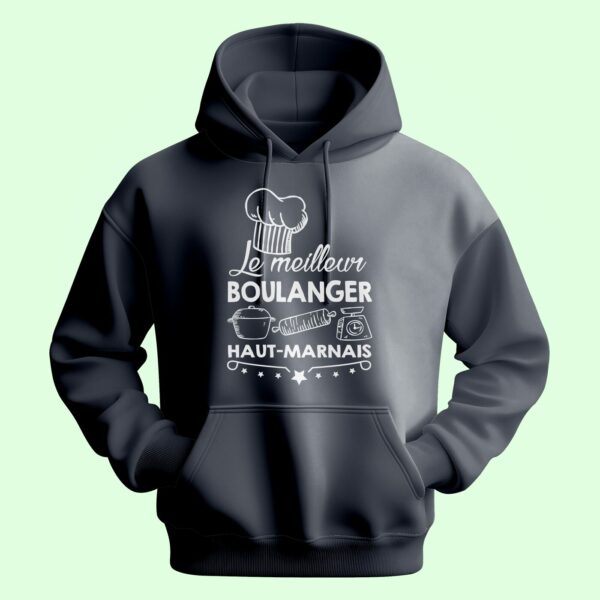 Sweat Homme "le Meilleur Boulanger Haut-marnais"