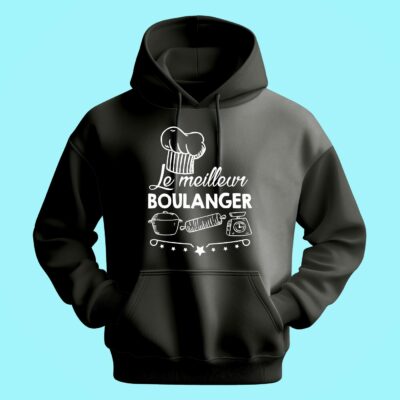 Sweat Homme "le Meilleur Boulanger"