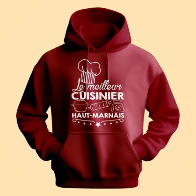 Sweat Homme "le Meilleur Cuisinier Haut-marnais"