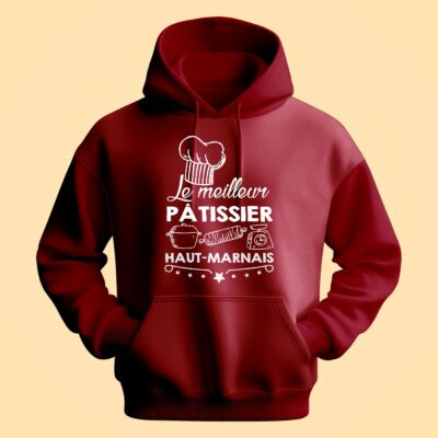 Sweat Homme "le Meilleur Pâtissier Haut-marnais"