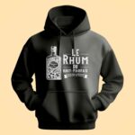 Sweat Homme "Le Rhum Du Haut-Marnais" 13 sweat homme le rhum du haut marnais noir