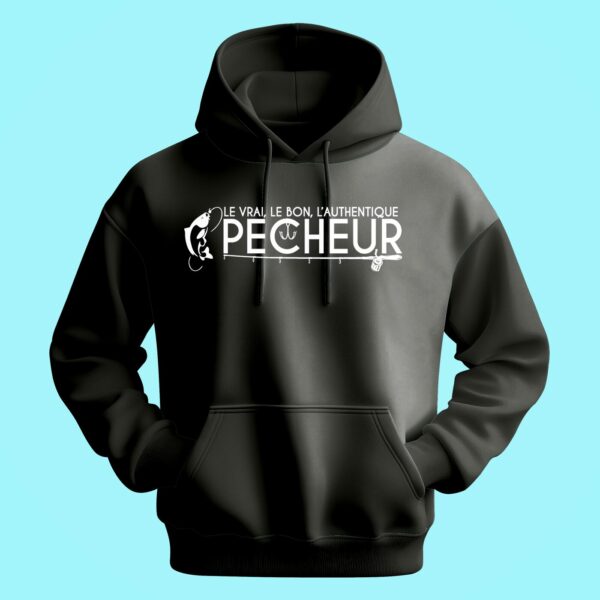 Sweat Homme "Le Vrai L'authentique Pêcheur" – Image 6