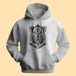 sweat homme meilleur chasseur gris chine