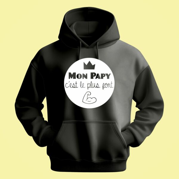 Sweat Homme "mon Papy C'est Le Plus Fort" – Image 6