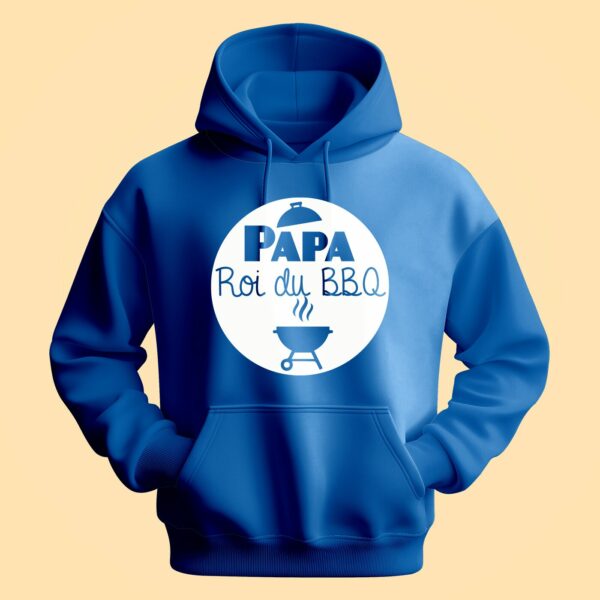 Sweat Homme "Papa Roi du BBQ" – Image 4
