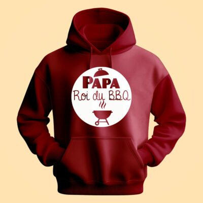 Sweat Homme "Papa Roi du BBQ"