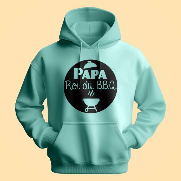 Sweat Homme "Papa Roi du BBQ" – Image 3