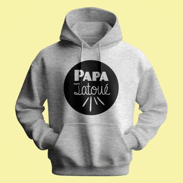Sweat Homme "Papa Tatoué" – Image 2
