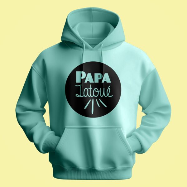 Sweat Homme "Papa Tatoué" – Image 3