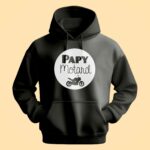 Sweat Homme "papy Motard" 13 sweat homme papy motard noir
