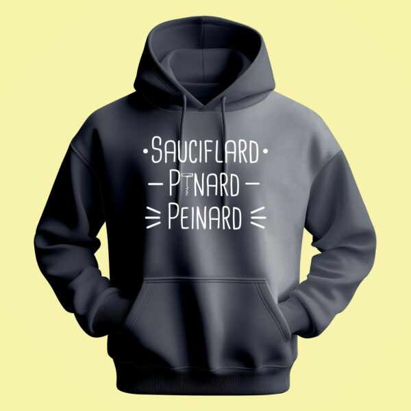 Sweat Homme "sauciflard Pinard Peinard" – Image 5