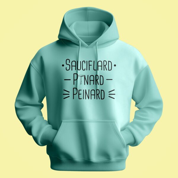 Sweat Homme "sauciflard Pinard Peinard" – Image 3