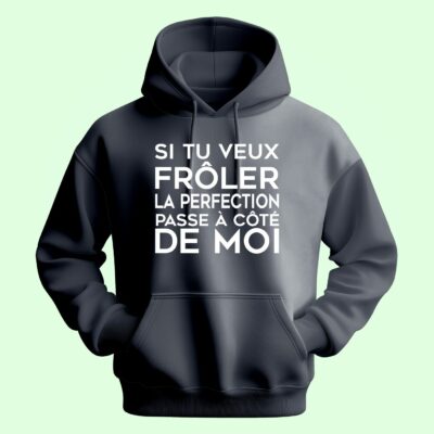 Sweat Homme "frôler La Perfection" 23 sweat homme si tu veux froler la perfection passe a cote de moi gris anthracite e1759907367999