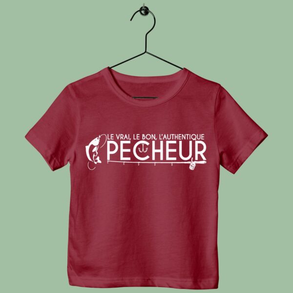 T-Shirt Enfant "l'authentique Pêcheur" – Image 5
