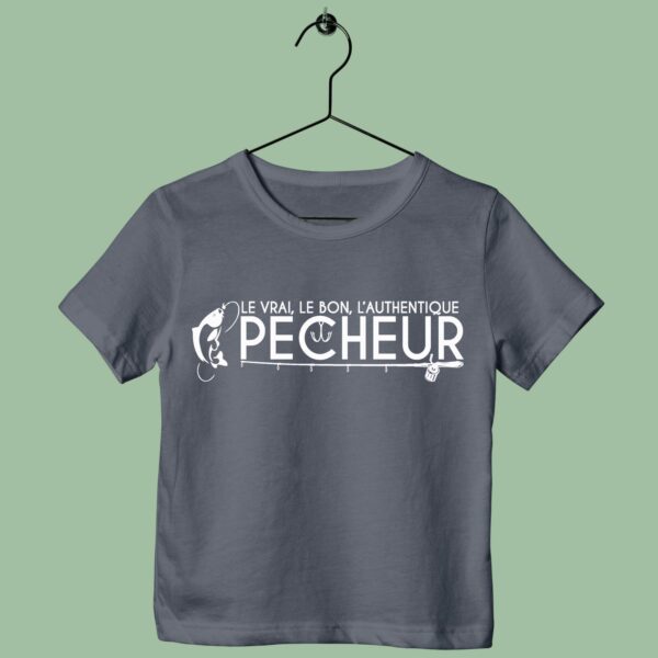 T-Shirt Enfant "l'authentique Pêcheur" – Image 6