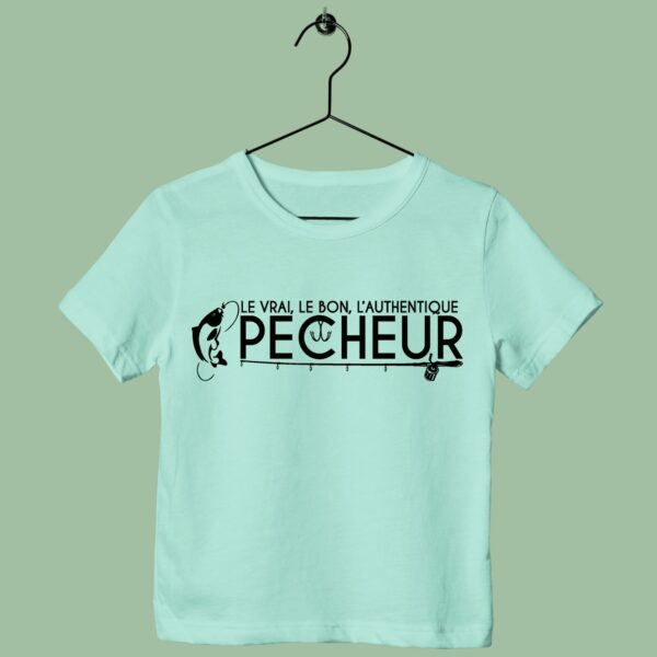 T-Shirt Enfant "l'authentique Pêcheur" – Image 3