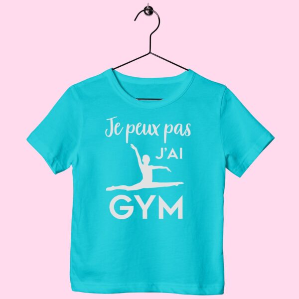 T-Shirt Enfant "je Peux Pas J'ai Gym"(grand Écart) – Image 3