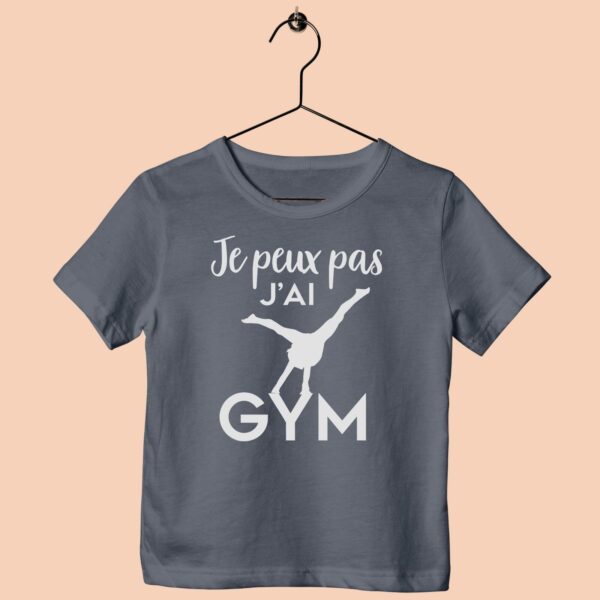 T-Shirt Enfant "je Peux Pas J'ai Gym"(poutre) – Image 6