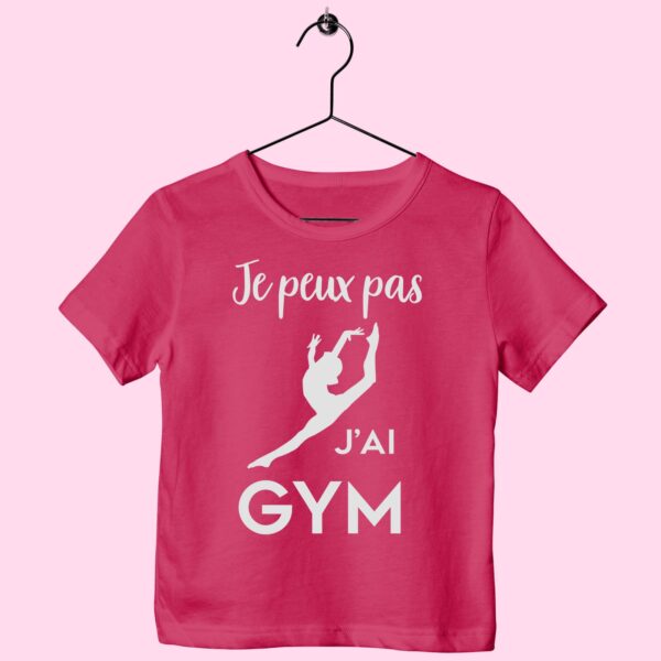 T-Shirt Enfant "je Peux Pas J'ai Gym"(saut)