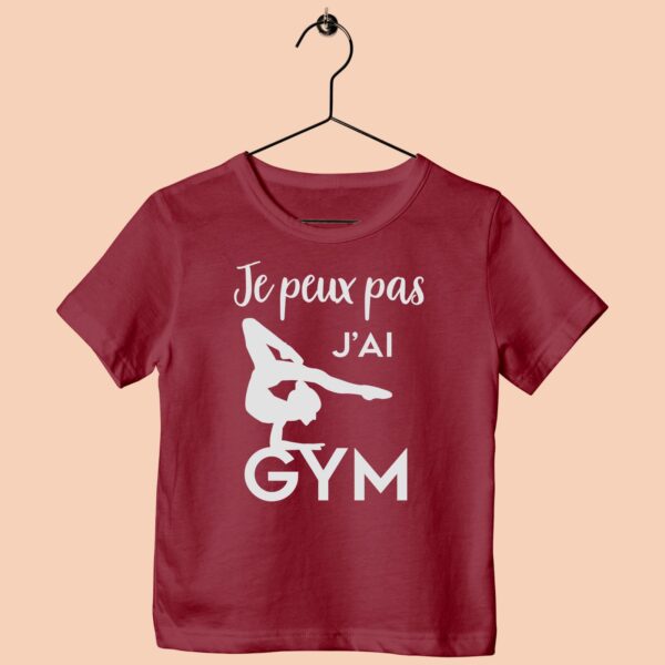 T-Shirt Enfant "je Peux Pas J'ai Gym"(sol) – Image 5