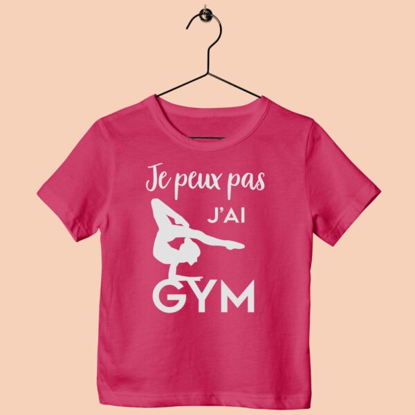 T-Shirt Enfant "je Peux Pas J'ai Gym"(sol) – Image 4