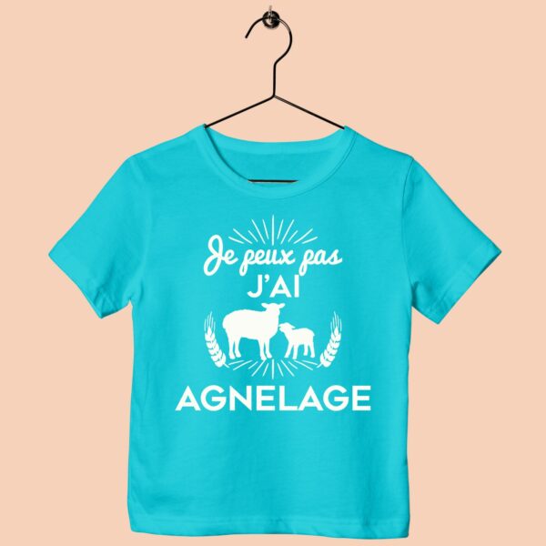 T-Shirt Enfant "Je Peux Pas J'ai Agnelage" – Image 3